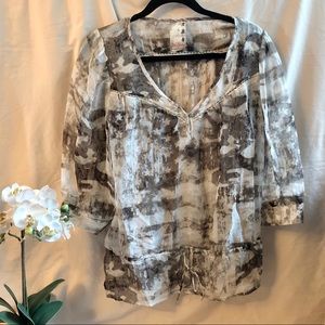 Da-Nang Sheer Silk Blouse